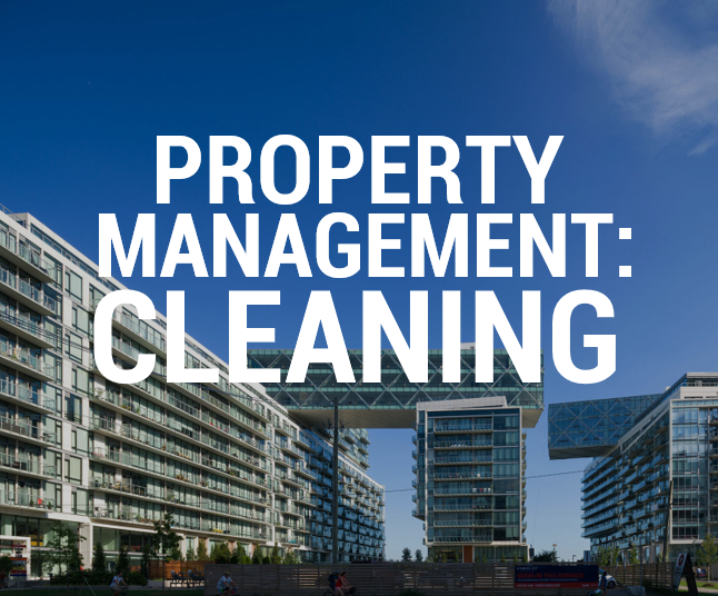 Tips for property management on cleaning