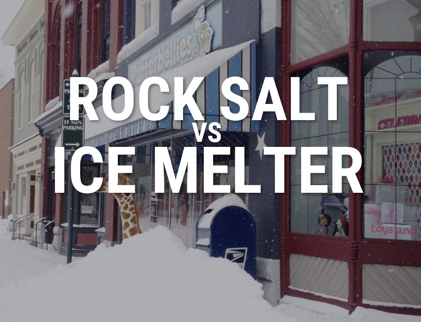 Tennier Sanitation rock salt ice melter